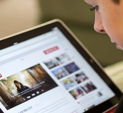 Home home kid watching youtube